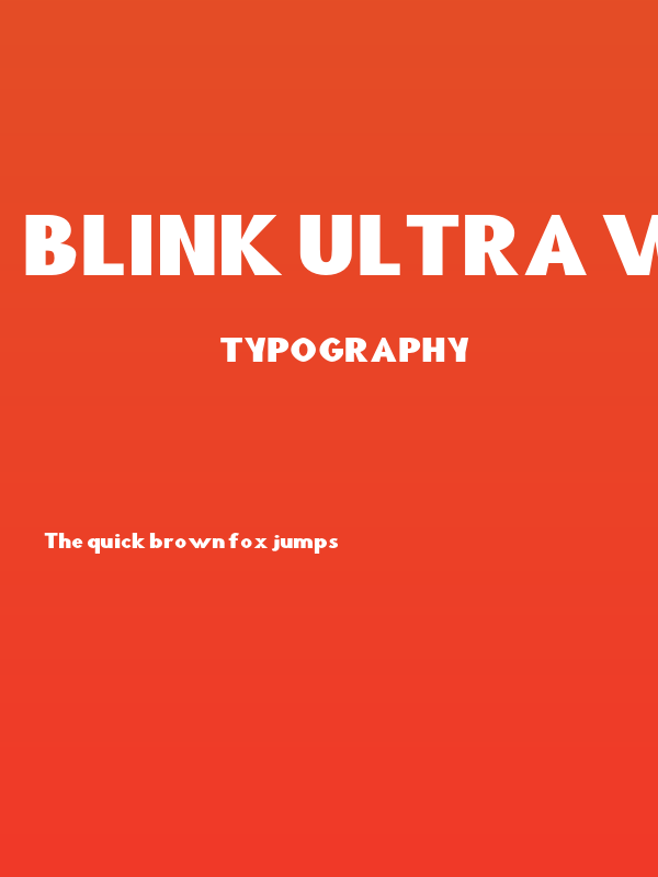 Blink Ultra Wide Poster
