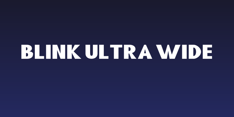 Blink Ultra Wide Social Header