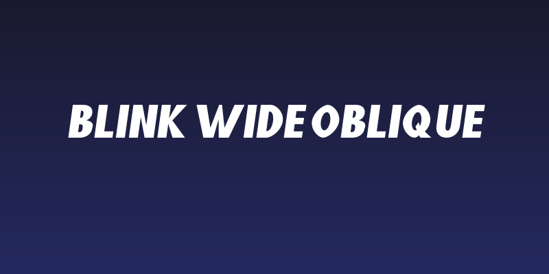 Blink Wide Oblique Social Header