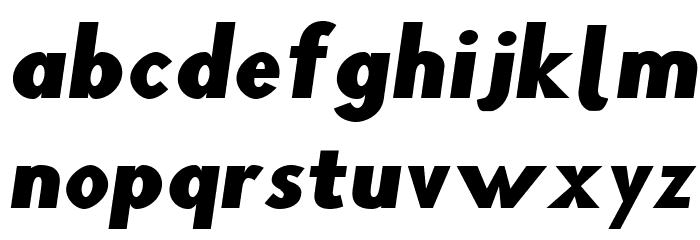Blink Wide Oblique Polices MINUSCULES