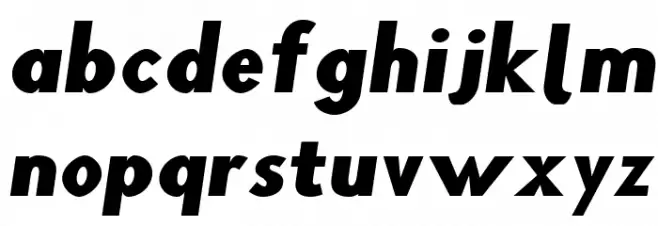 Blink Wide Oblique Polices MINUSCULES