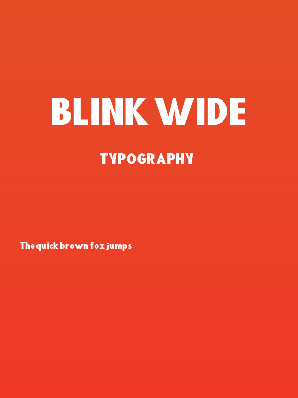 Blink Wide Poster