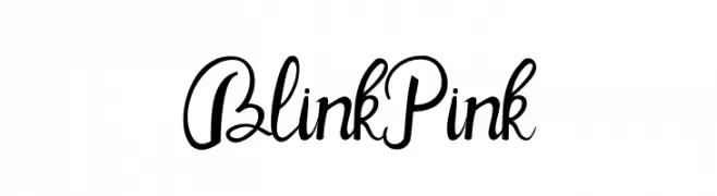 BlinkPink  Fuentes Gratis Descargar