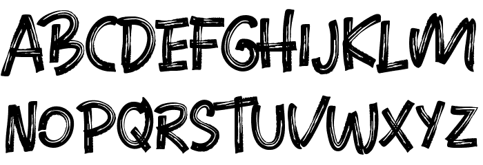 BlinkStones Font LOWERCASE