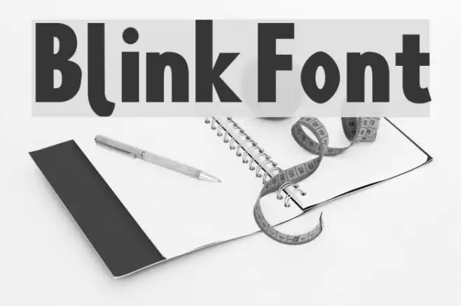 Blink Font examples