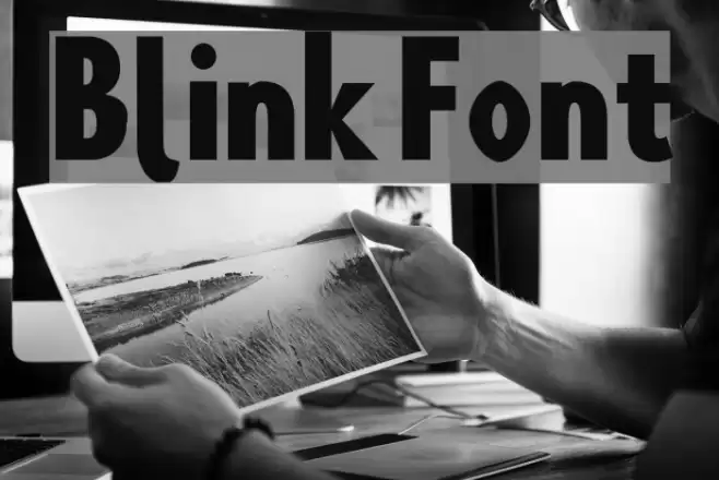 Blink Font examples