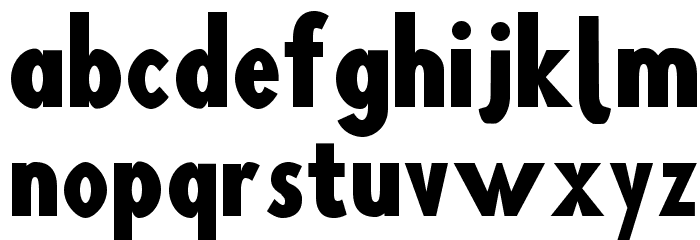 Blink Font LOWERCASE