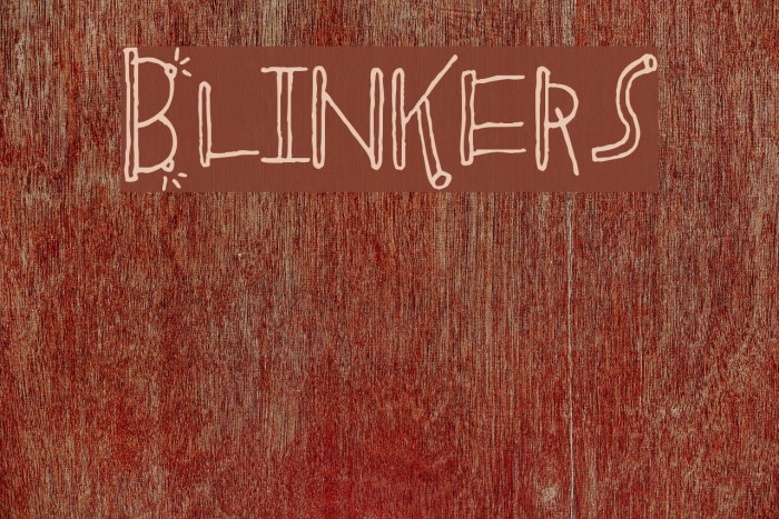 Blinkers Font examples