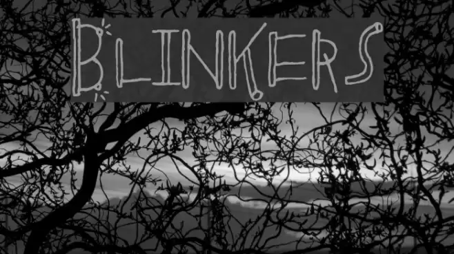 Blinkers Schriftart examples