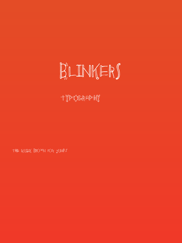 Blinkers Poster