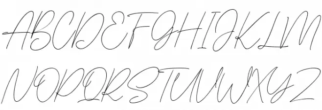 Blinkest Font UPPERCASE