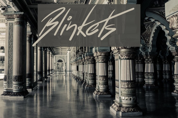 Blinkets Font examples