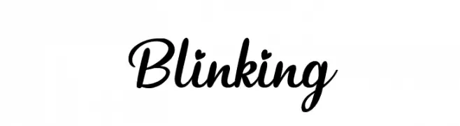 Blinking  baixar fontes gratis