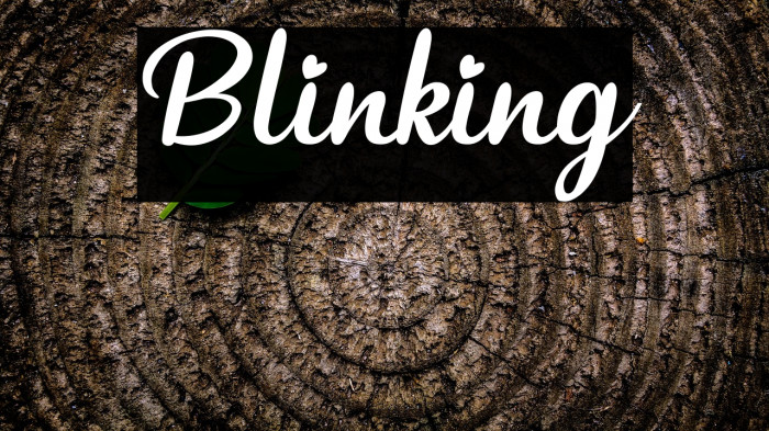 Blinking Example 3