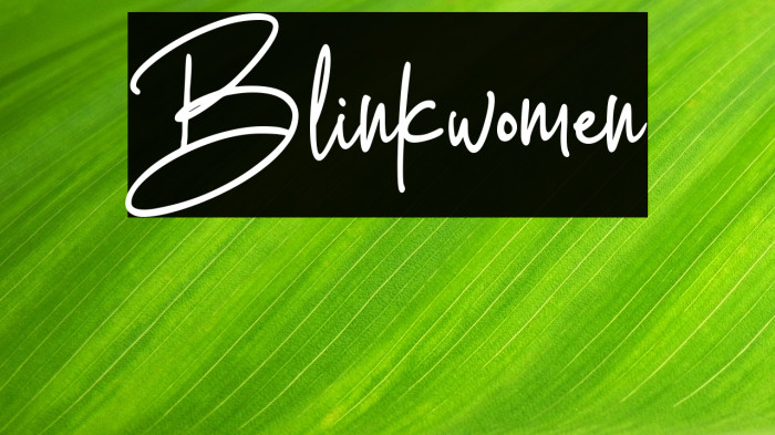 Blinkwomen Example 1