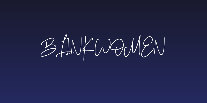 Blinkwomen Social Header