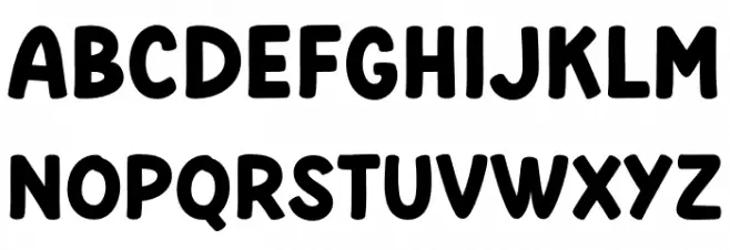 Blinky Star Шрифта ВЕРХНИЙ