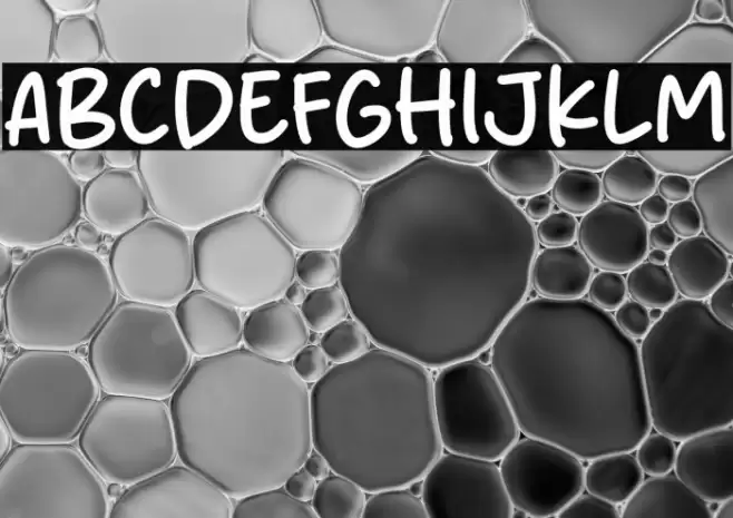 Blinky Stright Font examples