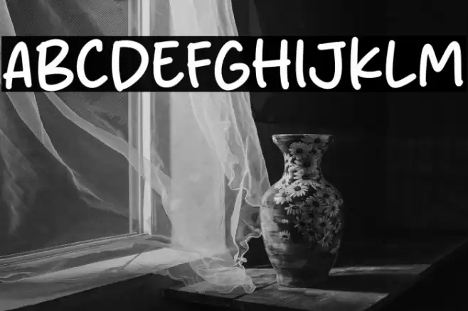 Blinky Stright Font examples