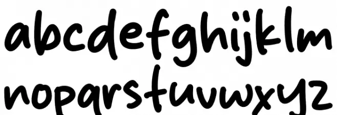 Blinky Stright Font Litere mici