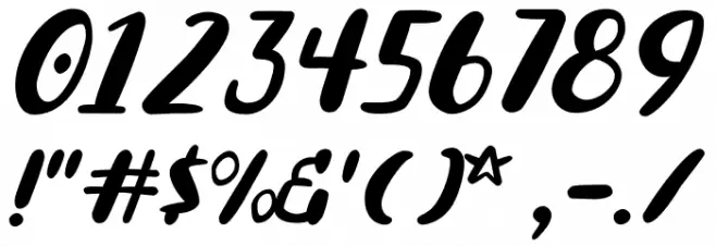 Blintzie Font OTHER CHARS