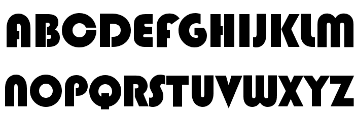 Blippo Black BT Font UPPERCASE
