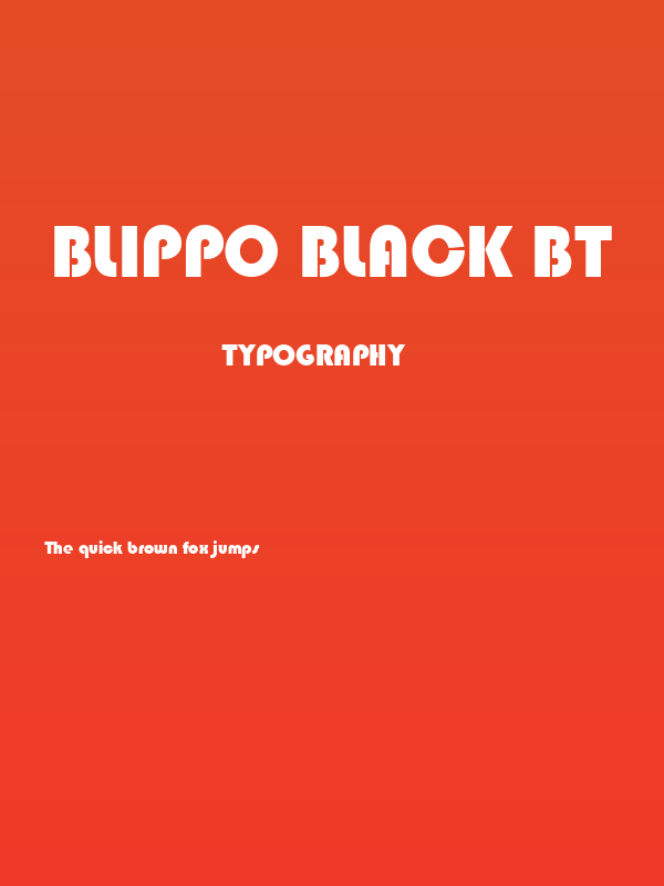 Blippo Black BT Poster