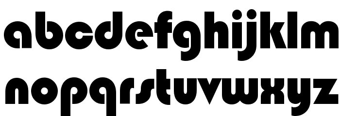 Blippo Black BT Font LOWERCASE
