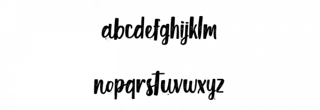Blisk Rhythm - Personal Use Fonte MINÚSCULAS