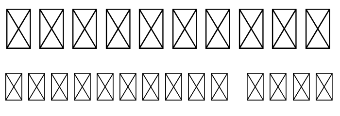 BlissBucket Font OTHER CHARS