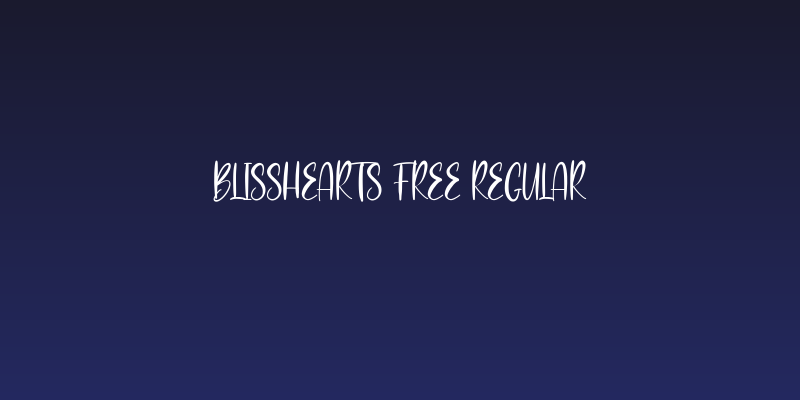 BlissHearts Free Regular Social Header