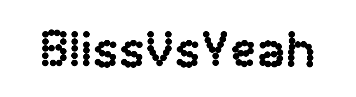 BlissVsYeah Font - FFonts.net