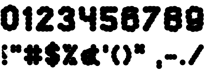 BlissYeah2 Font OTHER CHARS