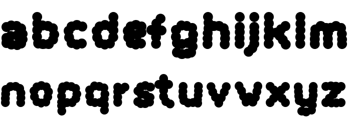 BlissYeah2 Font LOWERCASE