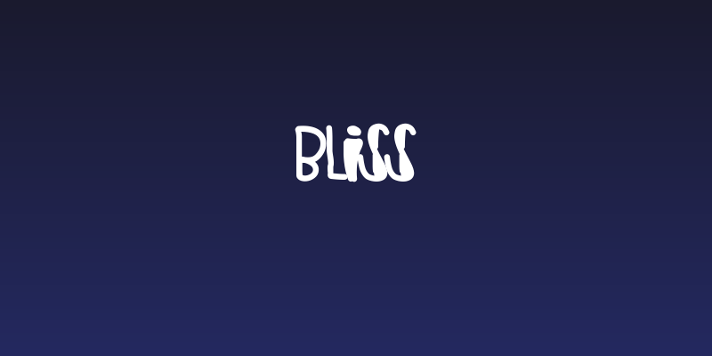 Bliss Social Header
