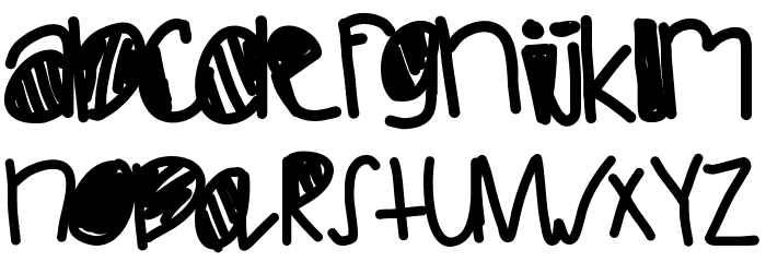 Bliss Font LOWERCASE