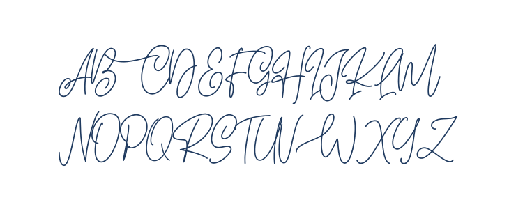 Blissful Christmas Uppercase