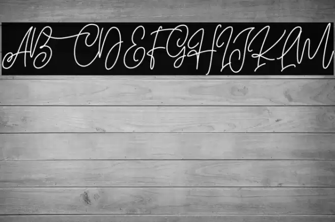 Blissful Christmas خط examples