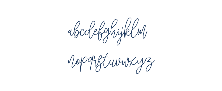 Blissful Christmas Lowercase