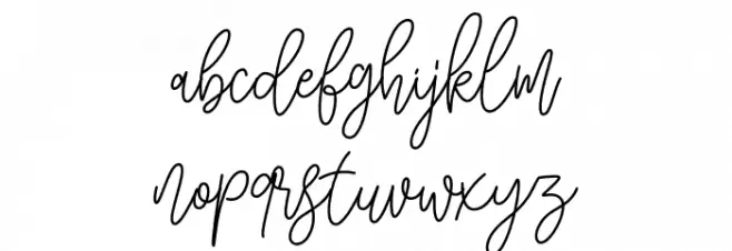 Blissful Christmas خط أحرف صغيرة