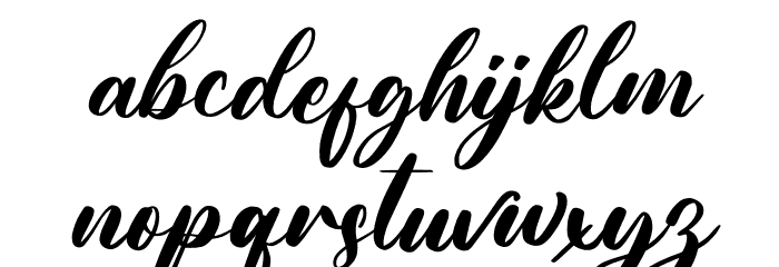 Blissful Dream Font LOWERCASE