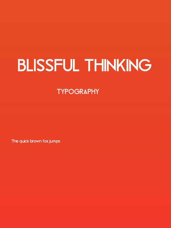 Blissful Thinking Poster