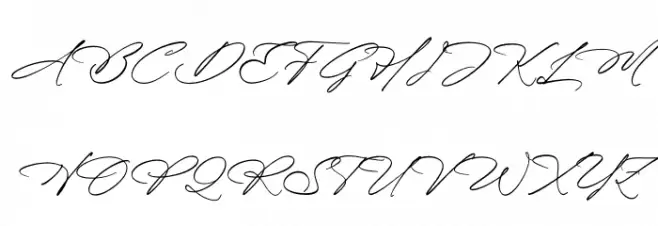 Blissfuly Magnotia DEMO VERSION Italic फ़ॉन्ट अपरकेस
