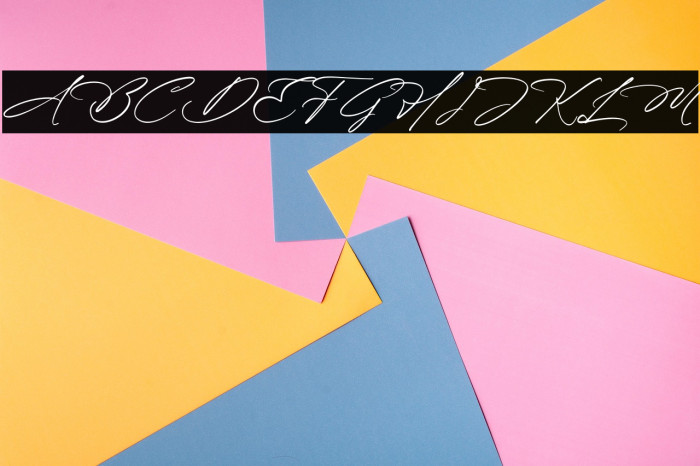 Blissfuly Magnotia DEMO VERSION Italic Example 1