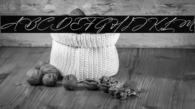 Blissfuly Magnotia DEMO VERSION Italic Font examples