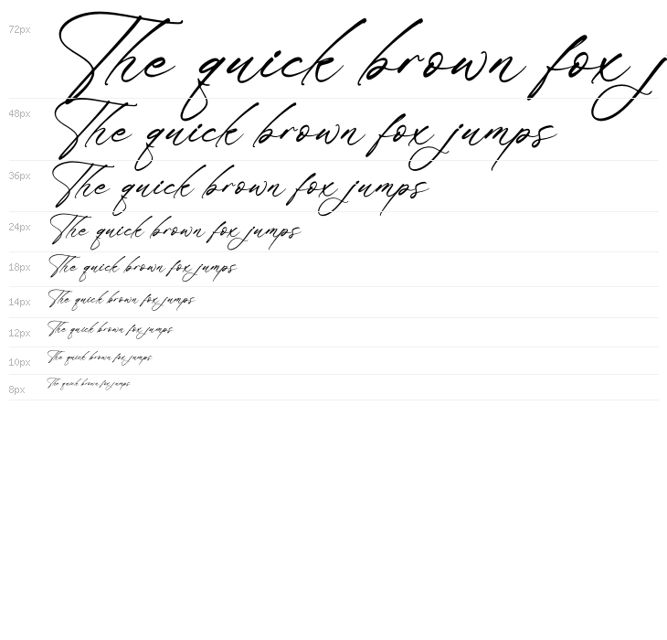 Blissfuly Magnotia DEMO VERSION Italic Waterfall