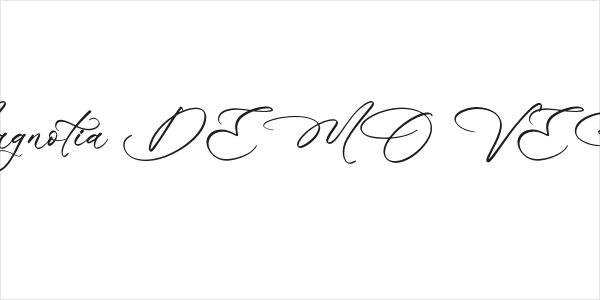 Blissfuly Magnotia DEMO VERSION Logo