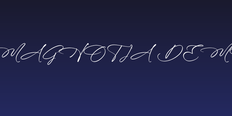 Blissfuly Magnotia DEMO VERSION Social Header