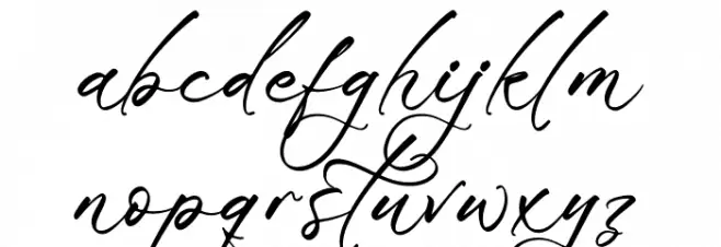 Blissfuly Magnotia DEMO VERSION फ़ॉन्ट लोअरकेस