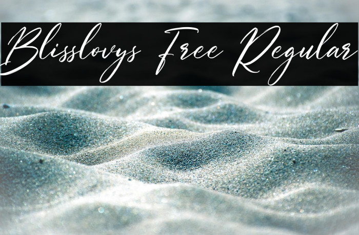 Blisslovys Free Regular Example 3